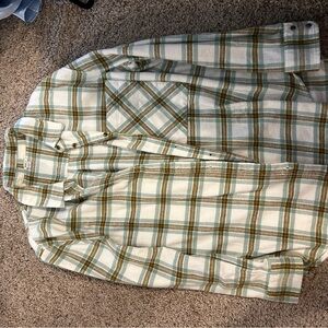 Women’s Green Plaid Shirt